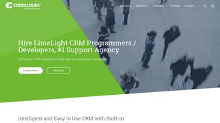 Hire Limelight CRM Programmers, #1 Support Agency - CodeClouds