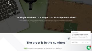 LimeLight - Powering Subscription Businesses