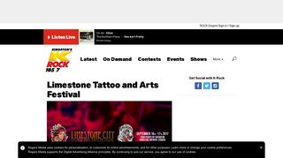 Limestone Tattoo and Arts Festival - K-ROCK 105.7