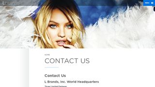 L Brands - Contact Us