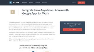 Limo Anywhere - Admin Google Apps Integration - Active Directory (AD)