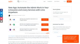 New App: Automate the Admin Work in Your Limousine and Livery ...