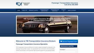 TIB Transportation Insurance Brokers: Charter Bus, Limousine, Livery ...