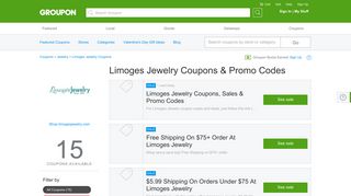 Limoges Jewelry Coupons, Promo Codes & Deals 2019 - Groupon