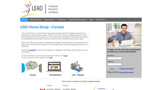 Home Page - LEAD - LINC Home Study Program