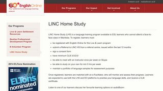 LINC Home Study - English Online Inc.