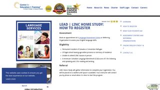 LEAD | LINC Home Study: How to Register - Centre for Education ...
