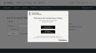 Login to your Lincoln Owner Account | Official Lincoln Owner Site