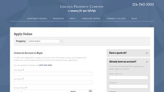 Lincoln Apts | Lincoln Property Company - Entrata