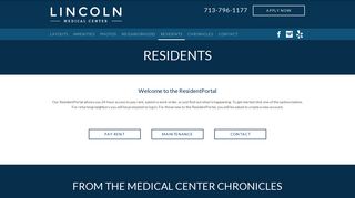 Residents - Lincoln Medical Center