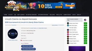 Lincoln Casino no deposit bonus codes