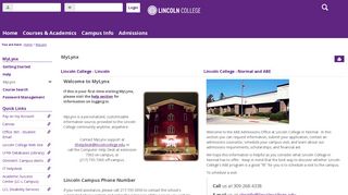 MyLynx - Lincoln College