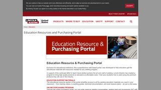 Education Portal - Lincoln Electric