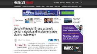 Lincoln Financial Group expands dental network and implements new ...