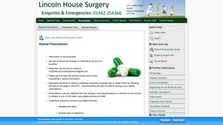 Lincoln House Surgery - How to order your repeat medications from ...