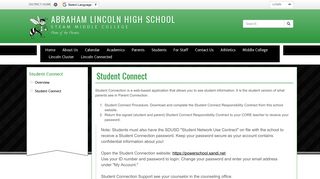 Student Connect | Lincoln - San Diego Unified School District