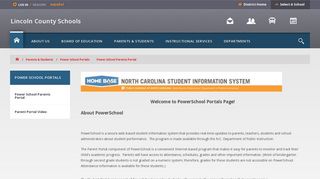 Power School Portals / Power School Parents Portal - Lincoln County ...