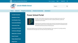 Power School Portal - Lincoln Middle School - sjasd.ca