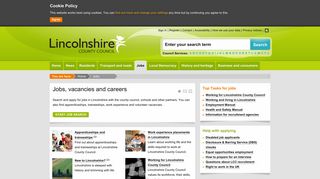 Jobs, vacancies and careers | Lincolnshire County Council