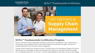 LINCS Supply Chain Management Program at Columbus State