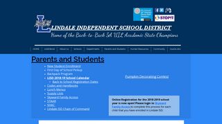 lindaleisd | Parents and Students