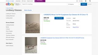 Lindberg Glasses: Eyeglass Frames | eBay