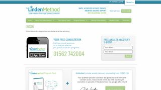 Login | Linden Method Anxiety Recovery