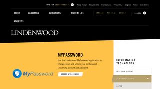 MyPassword | IT Applications | Lindenwood University