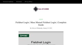 Fieldnet Login | Mass Mutual Fieldnet Login | Complete Guide | Hall of ...