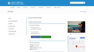 School Information - Lindsey (85) - Long Beach Unified School District