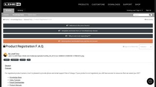 Product Registration F.A.Q. - General FAQ - Line 6 Community