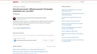 How to create 'official accounts' for brands, celebrities, etc ...