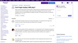 Can't login to/play LINE play? | Yahoo Answers