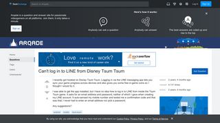 android mobile - Can't log in to LINE from Disney Tsum Tsum - Arqade