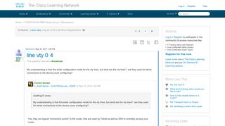 line vty 0 4 - 13484 - The Cisco Learning Network