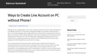 Ways to Create Line Account on PC without Phone! - Bateman ...
