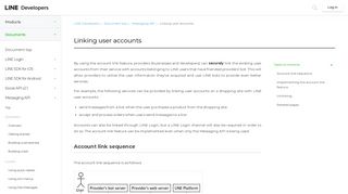 Linking user accounts - LINE Developers