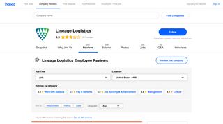 Working at Lineage Logistics: 481 Reviews | Indeed.com
