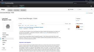Linear Asset Manager - IBM