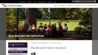 Blackboard Help for Students - Linfield College