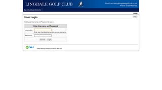 Online Golf Tee Time Booking System, Lingdale Golf Club ... - BRS Golf