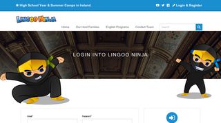 Login & Register - Lingoo Ninja