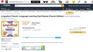 Amazon.com: Linguafun! French: Language Learning Card Games ...