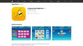 Linguascope Beginners on the App Store - iTunes - Apple