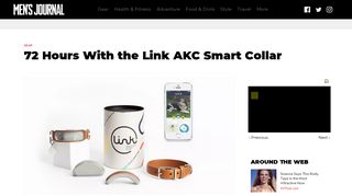 72 Hours With the Link AKC Smart Collar - Men's Journal