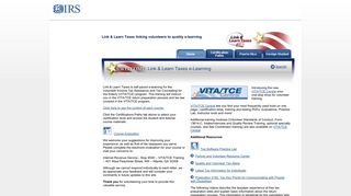 VITA/TCE Central - Link & Learn Taxes, linking volunteers to quality e ...