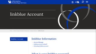 linkblue Account | Information Technology Services