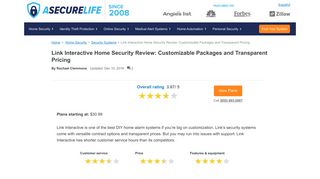2019 Link Interactive Home Security Review | ASecureLife.com