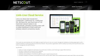 Link-Live Cloud Service | NETSCOUT