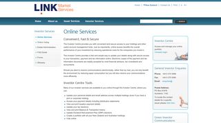 Online Services - Link Market Services